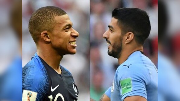 FIFA World Cup 2018: Unbeaten Uruguay face France's deadly attack in most evenly-matched clash of quarters
