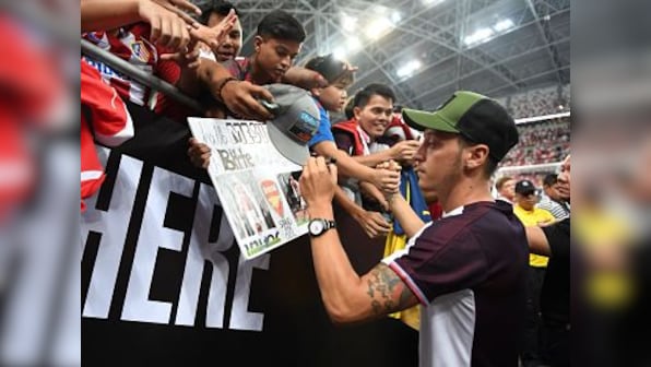 Premier League: Mesut Ozil thanks Arsenal fans for their 'love' following his decision to retire from international football