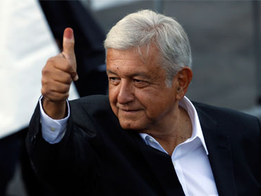 Mexico presidential election: Anti-establishment Leftist Andres Manuel Lopez Obrador sweeps poll; will take office on 1 Dec Mexico presidential election: Anti-establishment Leftist Andres Manuel Lopez Obrador sweeps poll; will take office on 1 Dec