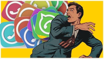 What should you do if your WhatsApp group receives objectionable content?