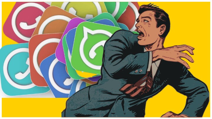 What should you do if your WhatsApp group receives objectionable content?