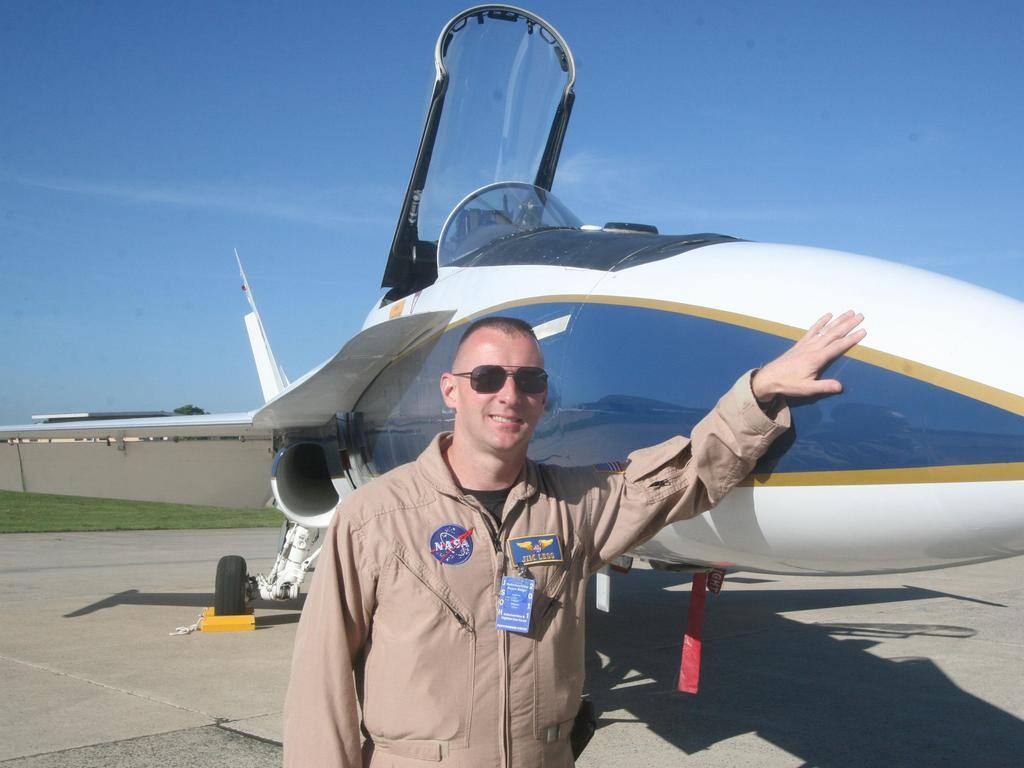 NASA research pilot Jim “Clue” Less is putting his flying skills to the test while supporting low-boom flight research. Image Credits: NASA / Maria Werries