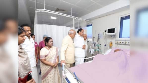 M Karunanidhi health updates: DMK chief responding to treatment, says A Raja, asks people not to believe rumours