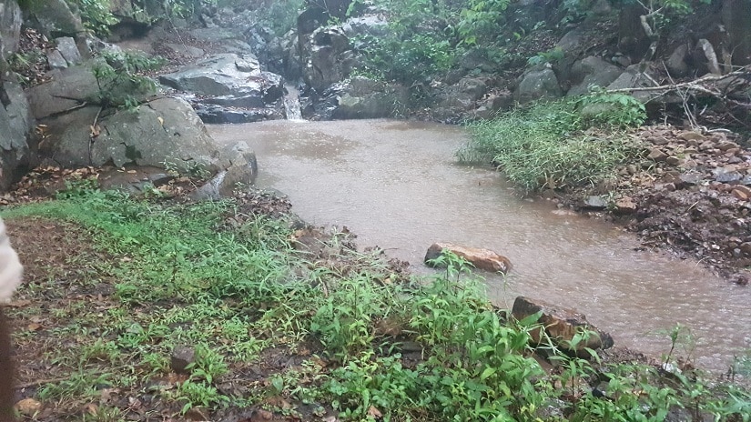 The canal Dhaitari Nayak and his brothers carved out for water supply to their village in Odisha. Image Courtesy: Manish Kumar/101Reporters