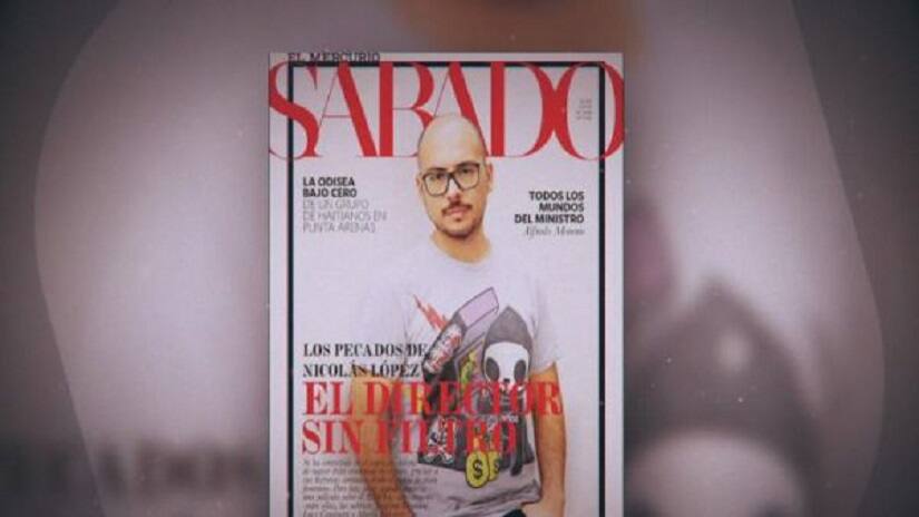 Nicholas Lopez on the cover of Sabado magazine. Twitter/@laballestanews