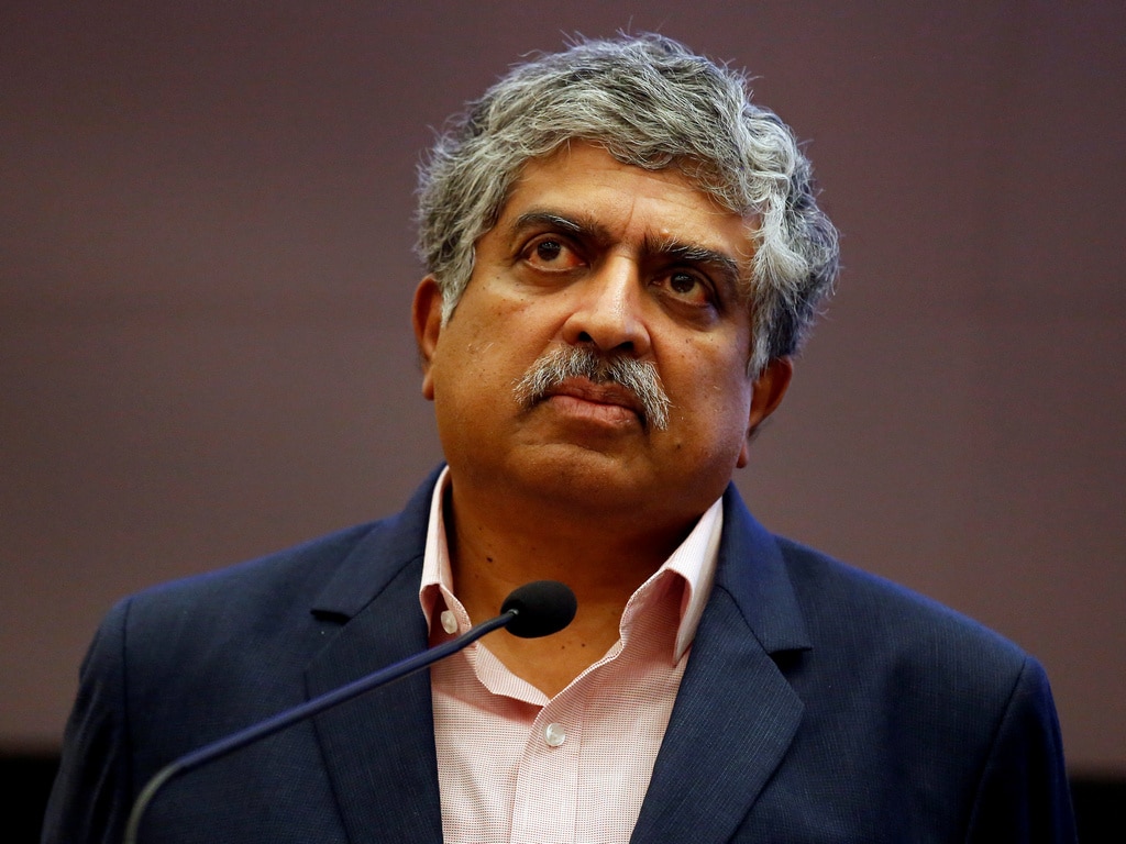 Former UIDAI chairman, Nandan Nilekani photographed earlier this year. Image: Reuters