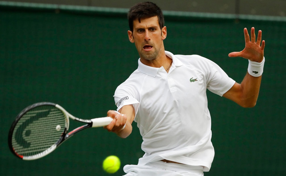 Novak Djokovic seems to have recovered completely from an injury that sidelined him for much of last year, cruising to victory over Karen Khachanov. Djokovic beat Khachanov 6-4, 6-2, 6-2 to set up a match against Kei Nishikori in the quarter-finals. AP Novak Djokovic seems to have recovered completely from an injury that sidelined him for much of last year, cruising to victory over Karen Khachanov. Djokovic beat Khachanov 6-4, 6-2, 6-2 to set up a match against Kei Nishikori in the quarter-finals. AP