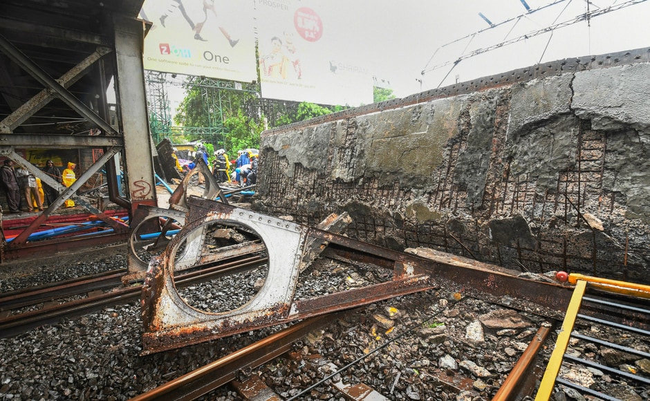 Ramesh Latke, who is an MLA of Andheri East constituency, said that the Gokhale Bridge, part of which collapsed on Tuesday morning, was built around 1976. The MLA said that the audit for the road overbridge was done recently after the Elphinstone bridge stampede. PTI Ramesh Latke, who is an MLA of Andheri East constituency, said that the Gokhale Bridge, part of which collapsed on Tuesday morning, was built around 1976. The MLA said that the audit for the road overbridge was done recently after the Elphinstone bridge stampede. PTI