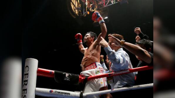 Boxing legend Manny Pacquiao rolls back years with knockout win over WBA welterweight champion Lucas Matthysse