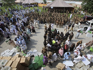 Pakistan goes to polls amid tight security; About 449,465 policemen, over 370,000 military personnel deployed Pakistan goes to polls amid tight security; About 449,465 policemen, over 370,000 military personnel deployed
