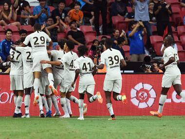 Thomas Tuchel's Paris Saint-Germain win through late goal against Atletico Madrid in International Champions Cup