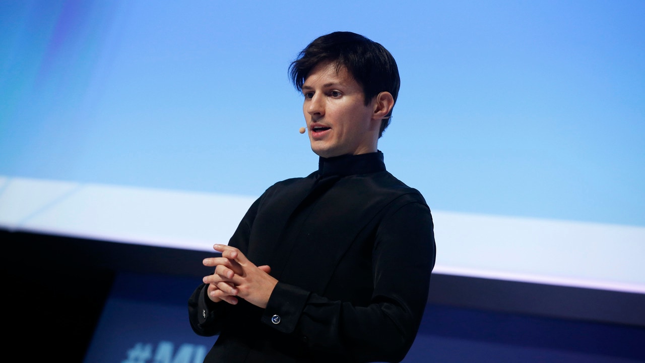 Founder and CEO of Telegram Pavel Durov delivers a keynote speech during the Mobile World Congress in Barcelona, Spain February 23, 2016. REUTERS/Albert Gea - D1AESOQXTQAB