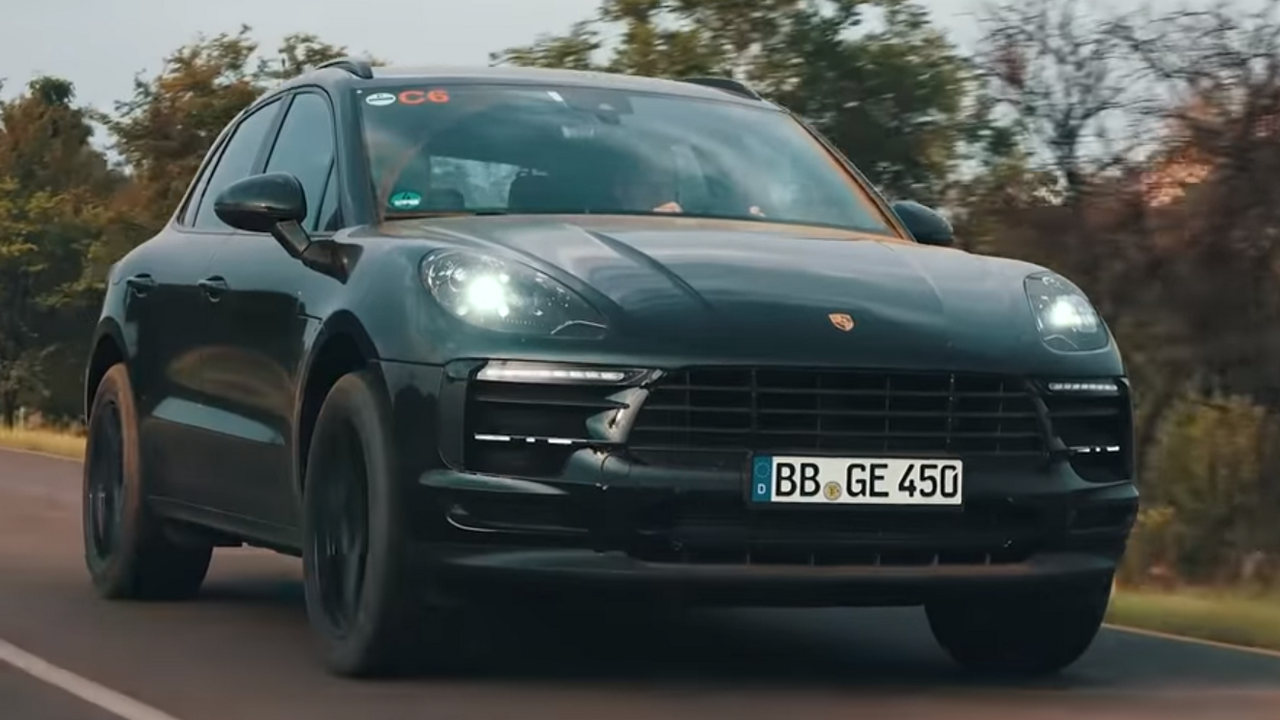 Porsche Macan SUV facelift teased during high altitude testing in South Africa Porsche Macan SUV facelift teased during high altitude testing in South Africa