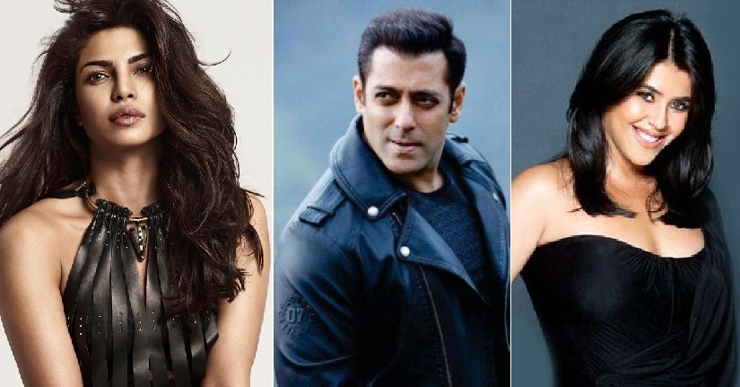 (From L-R) Priyanka Chopra, Salman Khan and Ekta Kapoor. Image via Twitter