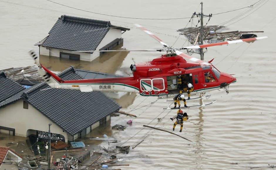 The Japanese government set up an emergency task force over the weekend and has sent troops, firefighters, police and other disaster relief. People have also taken to social media to plead for help. Reuters