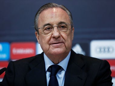 File image of Real Madrid president Florentino Perez. Reuters