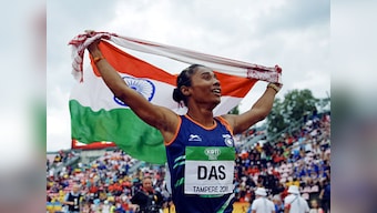 I told PM I am sad about people throwing stones at policemen and doctors: Hima Das