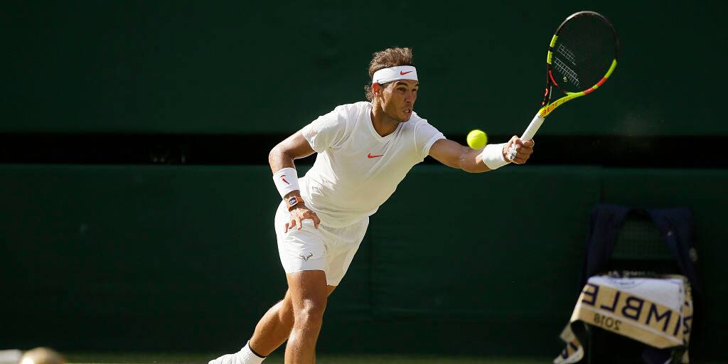 Highlights, Wimbledon 2018 men's quarterfinals Rafael Nadal sets up