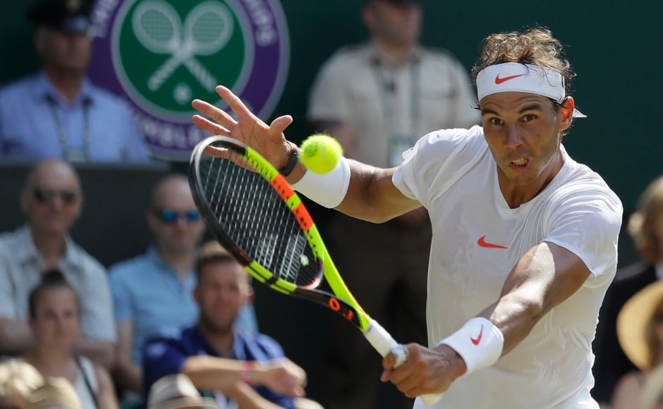 Second seed Rafael Nadal powered into the round of 16 with a convincing win over 19-year-old Australian Alex de Minaur. Nadal beat de Minaur 6-1, 6-2, 6-4. AP Second seed Rafael Nadal powered into the round of 16 with a convincing win over 19-year-old Australian Alex de Minaur. Nadal beat de Minaur 6-1, 6-2, 6-4. AP