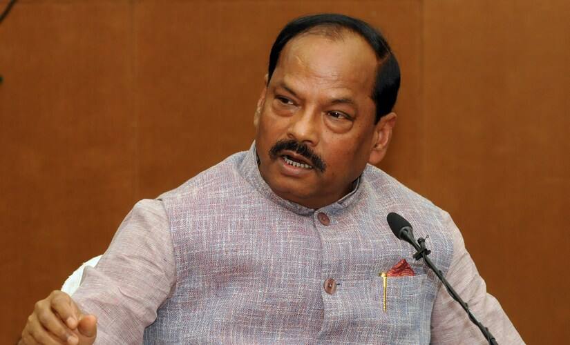 Jharkhand Chief Minister Raghubar Das addresses a press conference at state secretariat in Ranchi. Image courtesy: Mukesh Kumar Bhatt/ 101Reporters