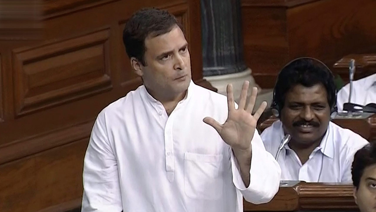 No Confidence Motion In Rousing Parliament Speech Rahul Gandhi Has Won Perception Battle For 0806