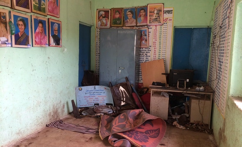 The gram panchayat office. Firstpost/Varsha Torgalkar