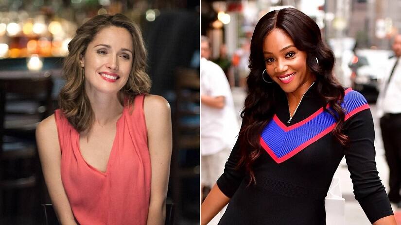 Rose Byrne (L); Tiffany Haddish (R). Image via Twitter