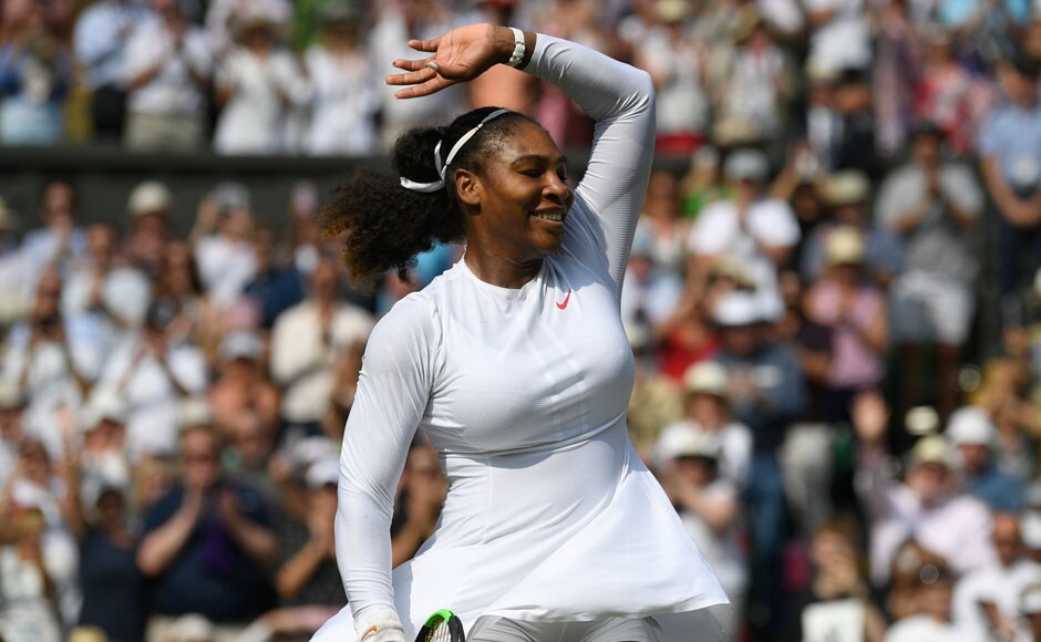 Serena Williams appears to have recovered entirely from her pregnancy in 2017, and will face German Angelique Kerber in the final on Saturday. Williams has played against Kerber in a Wimbledon final before, which she won in straights sets. AP Serena Williams appears to have recovered entirely from her pregnancy in 2017, and will face German Angelique Kerber in the final on Saturday. Williams has played against Kerber in a Wimbledon final before, which she won in straights sets. AP