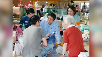Japan deluge: Flash floods, landslides kill 204; 28 missing as Shinzo Abe meets survivors and pledges more aid