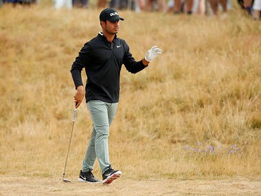Golf - The 147th Open Championship - Carnoustie, Britain - July 21, 2018 India's Shubhankar Sharma reacts during the third round REUTERS/Andrew Yates - RC1DA02F9300