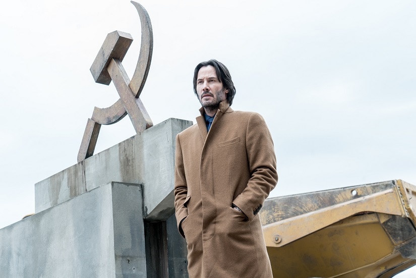 Keanu Reeves in Siberia. Image via Twitter