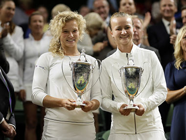 Wimbledon 2018: Barbora Krejcikova and Katerina Siniakova win second successive doubles Grand Slam title Wimbledon 2018: Barbora Krejcikova and Katerina Siniakova win second successive doubles Grand Slam title