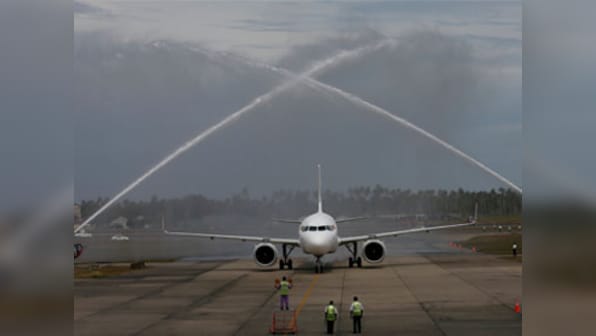 Kochi international airport resumes flight operations two days after it was shut down due to flooding