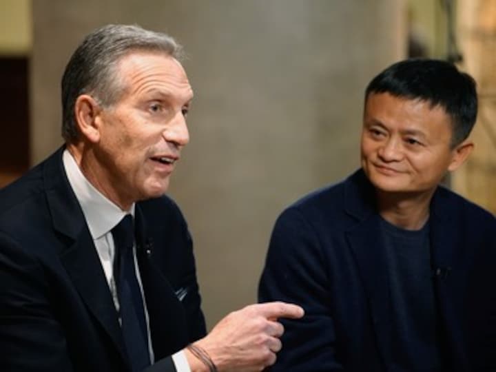 Starbucks' departing chairman Howard Schultz backs China prospects, hints at Jack Ma tie-up