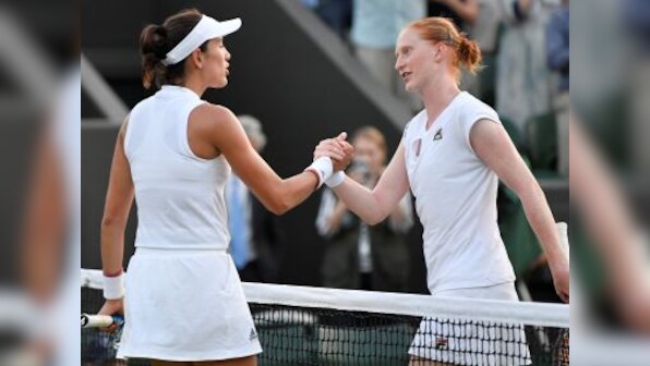 Wimbledon 2018: Defending champion Garbine Muguruza stunned by hard-hitting Alison van Uytvanck
