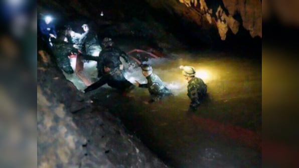 Thai boys, football coach found after being trapped in flooded Tham Luang cave for nine days