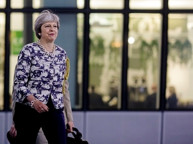 File image of British prime minister Theresa May. AP