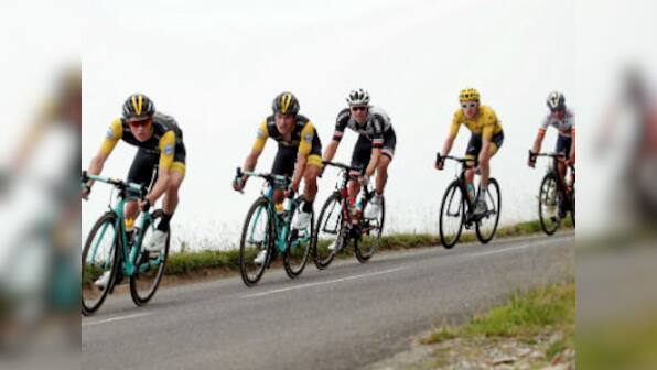 Tour de France 2018: Geraint Thomas stretches yellow jersey lead as Slovenia's Primoz Roglic wins 19th stage