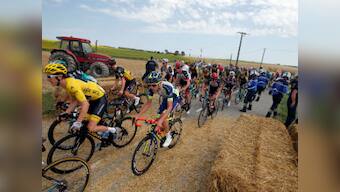 Tour de France 2018: Race restarts at 16th stage after police use tear gas to break up farmer protest