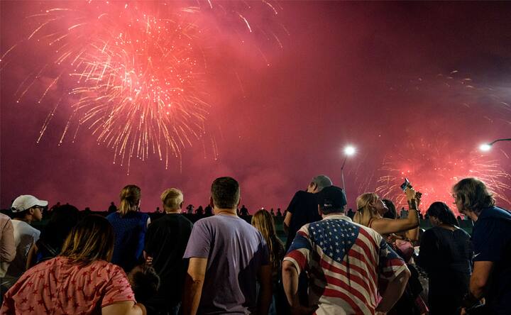 Fourth of July celebrations: Americans celebrate US Independence Day with fireworks, parades and hot dogs
