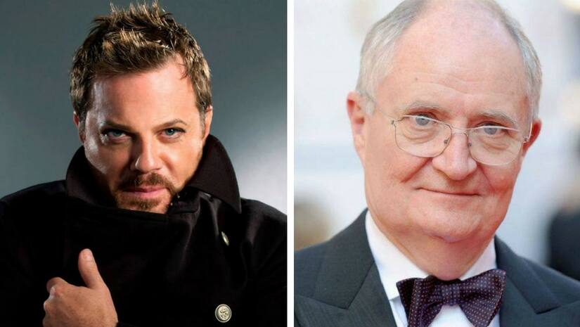 Eddie Izzard (left) and Jim Broadbent (right) come together for Six Minutes to Midnight. Images from Facebook