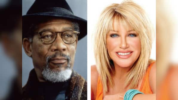 Three's Company actor Suzanne Somers defends Morgan Freeman, calling him just a 'big flirt'