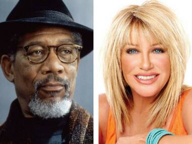 Three's Company actor Suzanne Somers defends Morgan Freeman, calling him just a 'big flirt'