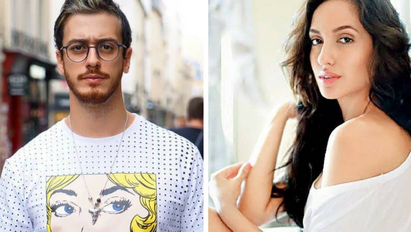 Saad Lamjarred (left) and Nora Fatehi (right). Images from Facebook