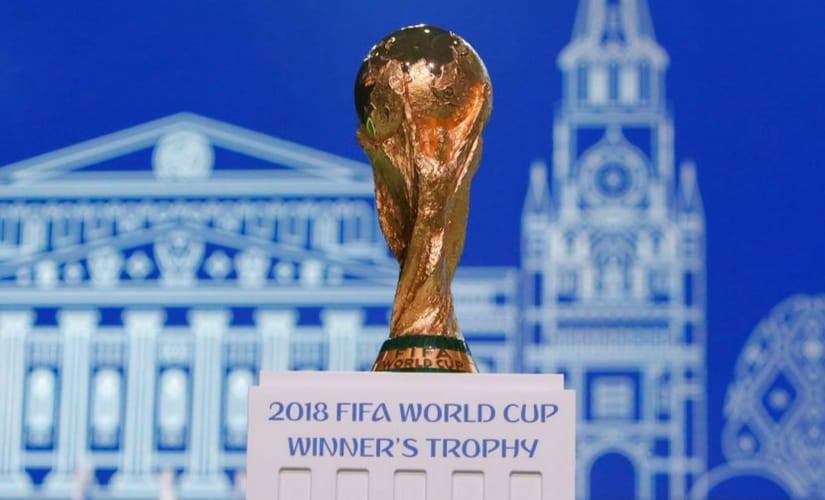 The FIFA World Cup Trophy. Reuters