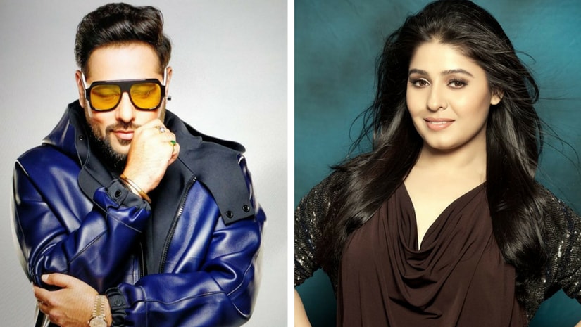 Badshah (left) and Sunidhi Chauhan (right). Images from Facebook