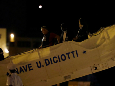 Italy, Malta spar over 450 Libyan migrants adrift in Mediterranean Sea; Italian minister Matteo Salvini refuses to allow 'fake refugees' in Italy, Malta spar over 450 Libyan migrants adrift in Mediterranean Sea; Italian minister Matteo Salvini refuses to allow 'fake refugees' in