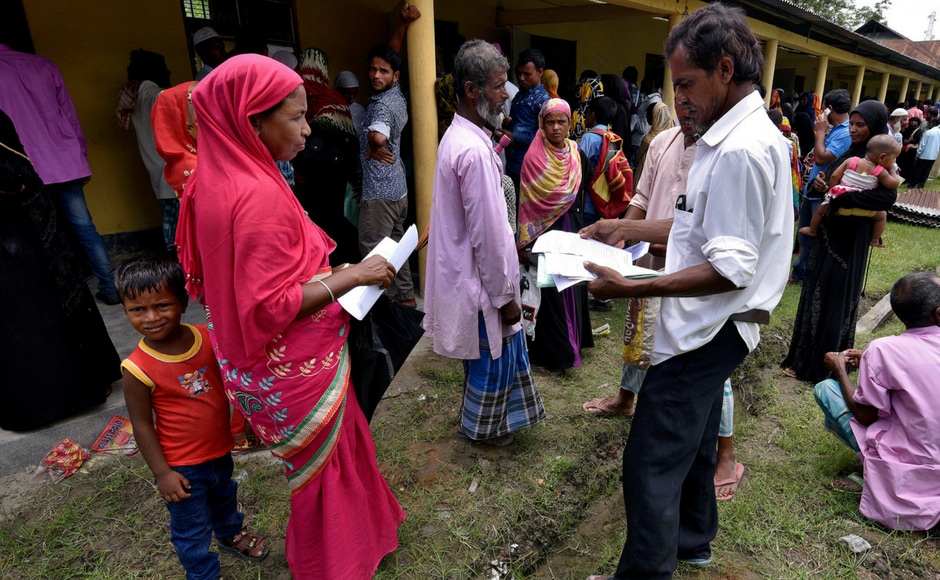 The final NRC draft that was released on Monday included the names of 2.89 crore people who had applied to have their citizenship verified. The list has left out 41 lakh people. Reuters The final NRC draft that was released on Monday included the names of 2.89 crore people who had applied to have their citizenship verified. The list has left out 41 lakh people. Reuters