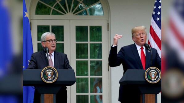 Donald Trump, Jean-Claude Juncker agree to lower trade barriers in Washington meet, vow to forge strong US-EU alliance
