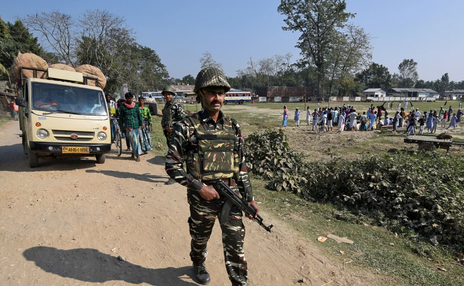 The centre had deployed over 22,000 paramilitary forces in Assam to maintain law and order with the release of the NRC final draft. As many as 220 companies of the Central Armed Police Forces (CAPFs) have been stationed at NRC centres. Reuters The centre had deployed over 22,000 paramilitary forces in Assam to maintain law and order with the release of the NRC final draft. As many as 220 companies of the Central Armed Police Forces (CAPFs) have been stationed at NRC centres. Reuters